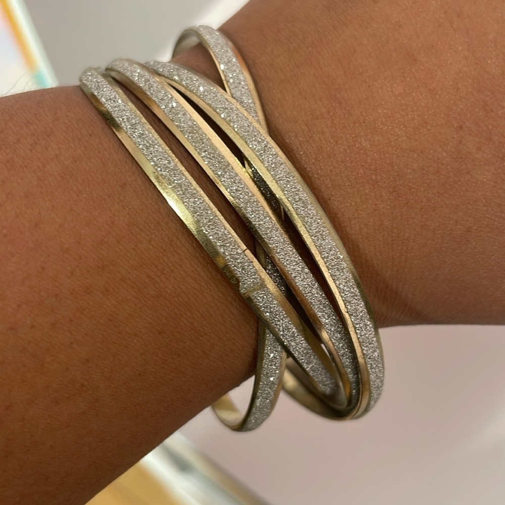 4 bangles 9 1/2 inch wide